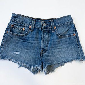 Levi's Mid Rise Jean Shorts 24